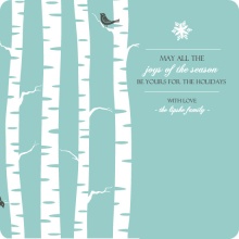 Beautiful Winter Trees Holiday Party Invitation