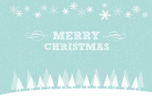 Snowy Woods Christmas Card