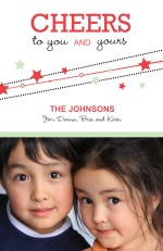 Holiday Stars  Holiday Photo Card