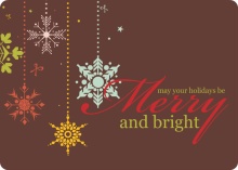 Merry and Bright Holiday Card