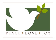 Peaceful White Dove Holiday Card