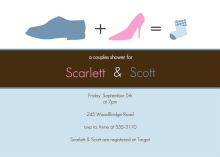 Family Shoes Baby Shower Invitation