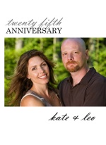 Gray and White Elegant Border Anniversary Invitations