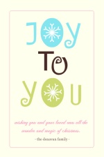 Joy To You Christmas Card