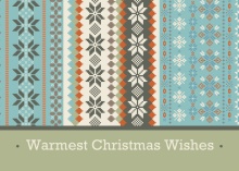 Country Chic Christmas Card