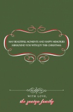 Elegant Classic Christmas Card