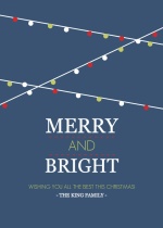 Xmas Lights Christmas Card