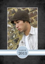 Chalkboard Graduation Announcement