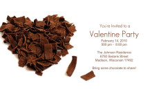 Chocolate Valentine Invite