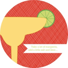 Margarita Party Glass Cinco De Mayo Invitation