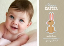 Cute Bunny Easter Card