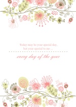 Elegant Floral Mother's Day Card