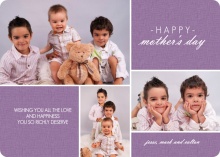 Lavender and Burlap Mothers Day Card