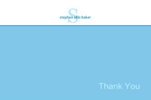 Light Blue Monogram