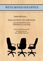 Wood Texture Business Moving Announcement