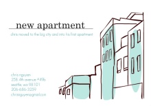 New Apartment Moving Announcement