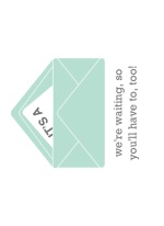 Envelope Gender Surprise Pregnancy Announcement