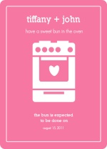 Bun in the Oven Pregnancy Announcement