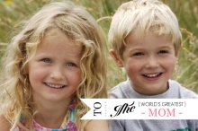 World's Greatest Mom Photo Mothers Day Card