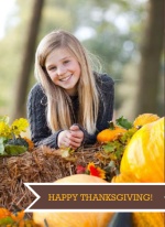 Happy Thanksgiving Trifold Invitation