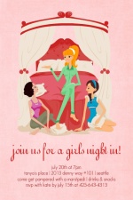 Gossiping Girls Night Vegas Girls Night Out Invite