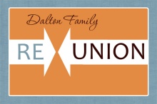Arrows Family Re-Union Invitation