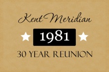 Black Tie 30 Year Class Reunion Invitation