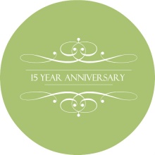 Elegant Green Wedding Anniversary Invitation