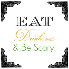 Eat Drink and Be Scary Halloween Party Invitation
