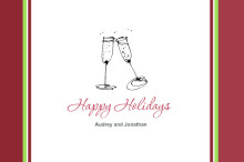 Holiday Drinks Thank You Card