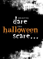 Spooky Night Scene Halloween Party Invitation