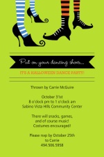 Halloween Dance Party Invitation