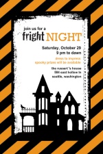 Fright Night Happy Halloween Card