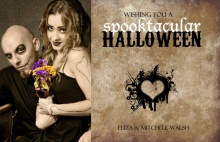 Rustic Heart Photo Halloween Card