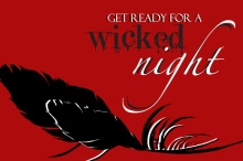 Wicked Feather Halloween Party Invitation