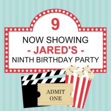 Showbox Big Day Birthday Party Invitation