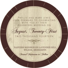 Rustic Brown Wood Carving Save The Date