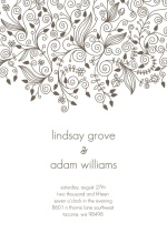 Elegant and Simple  Wedding Invitation