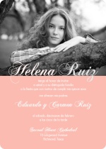 Sweet Pink Quinceanera Invitation