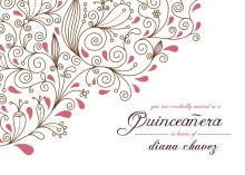 Elegant La Quinceanera Invitation