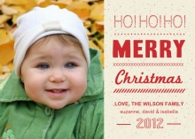 Jolly Christmas Photo Card