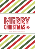Retro Flair Christmas Card