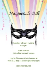 Masquerade Ball Invitation