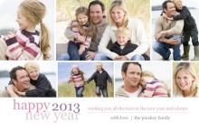 Family Photo New Year Card