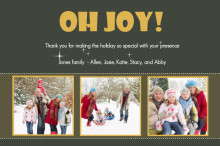 Joyful Photo Thank You Cards