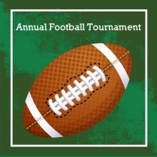 Family Football Tournament Party Invitation