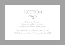 Gray Whimsical  Enclosure Card