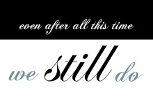 Classic Black and White 40th Wedding Anniversary Invitation