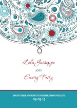 Whimsical Romance  Wedding Program