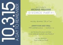 A Day To Remember Divorce Party Invitation